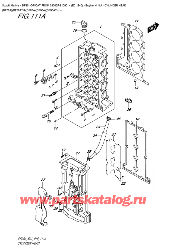 ,    , Suzuki DF80A TL FROM 08002F-810001~ (E01),    (Df70A) (Df70Ath) (Df80A) (Df90A) (Df90Ath)