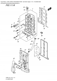 111A  -  Cylinder Head  (Df70A)(Df70Ath)(Df80A)(Df90A)(Df90Ath) (111A -    (Df70A) (Df70Ath) (Df80A) (Df90A) (Df90Ath))