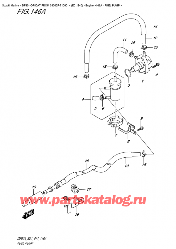 ��������� ������������ ��������, �� ���������, Suzuki DF80A TL FROM 08002F-710001~ (E01) , ��������� �����