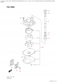 160A  -  Water  Pump  ((E01,E03,E11):(Df70A,Df90A),E01:(Df80A, (160A -   ( (E01, E03, E11) : (Df70A, Df90A), E01: (Df80A,)