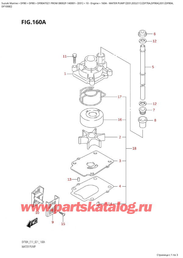  ,    , Suzuki Suzuki DF80A TS/TL FROM 08002F-140001~  (E01 021)  2021 ,   ( (E01, E03, E11) : (Df70A, Df90A), E01: (Df80A,