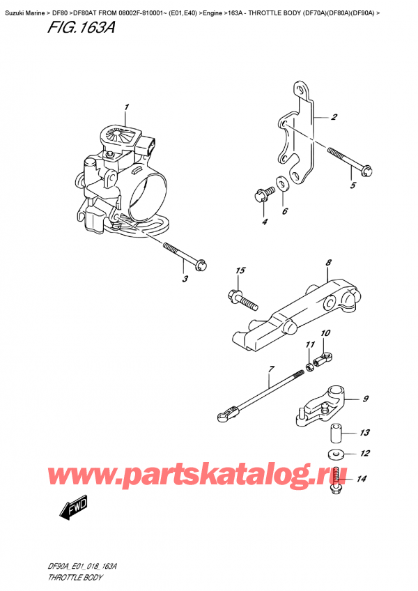  ,   , Suzuki DF80A TL FROM 08002F-810001~ (E01)  2018 ,   (Df70A) (Df80A) (Df90A)