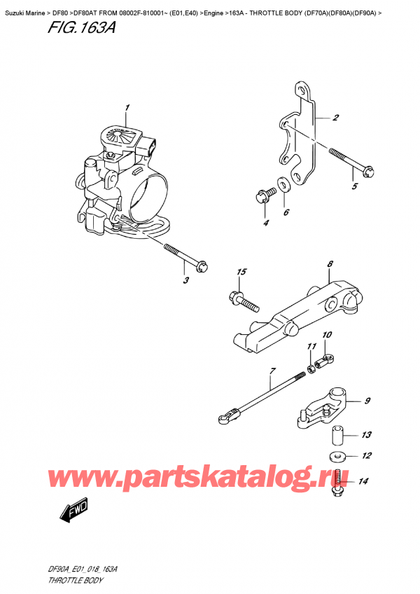  ,   , Suzuki DF80A TL FROM 08002F-810001~ (E01),   (Df70A) (Df80A) (Df90A)