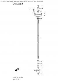 206A  -  Clutch Rod (206A -  )