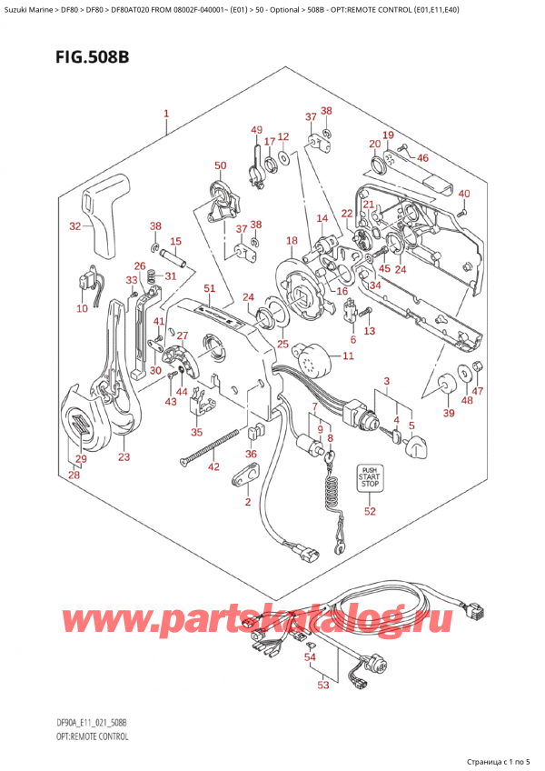  ,    , Suzuki Suzuki DF80A TL/TX FROM 08002F-040001~  (E01)  2020 , :   (E01, E11, E40)