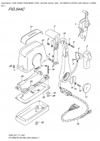544C  -  Opt:remote  Control  Assy  Single  (1)  (Df80A  E01) (544C -    ,  (1) (Df80A E01))