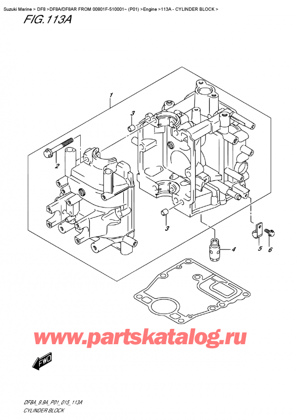   ,   , Suzuki DF8A S FROM 00801F-510001~ (P01),  