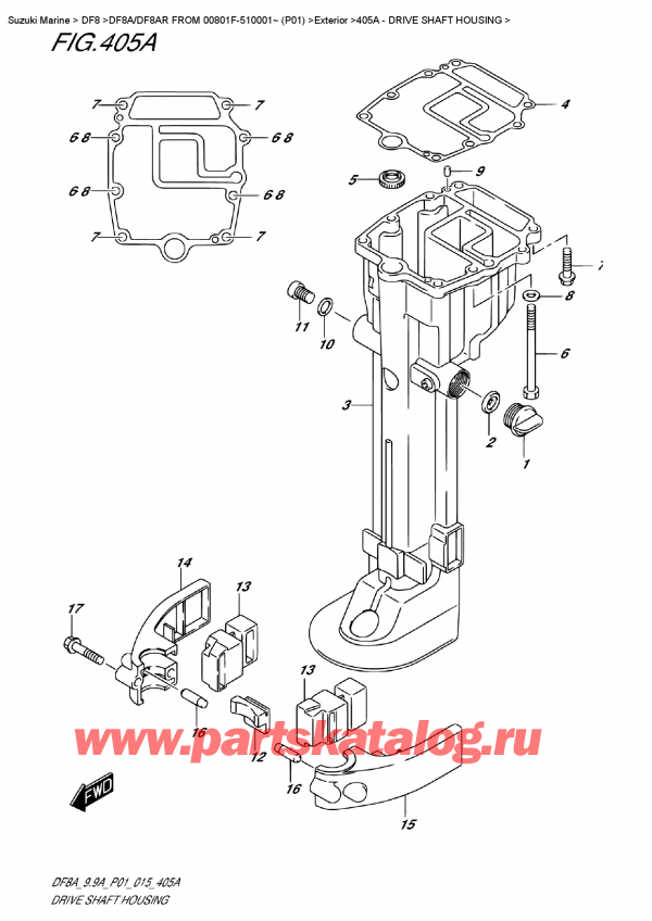  ,   , Suzuki DF8A S FROM 00801F-510001~ (P01),   