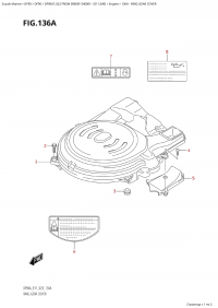 136A - Ring Gear Cover (136A -   )