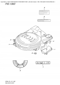 136G - Ring  Gear  Cover  (Df90A  E01) (136G -    (Df90A E01))