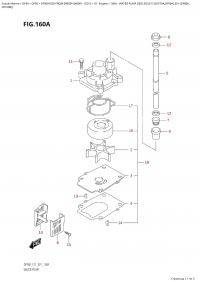 160A  -  Water  Pump  ((E01,E03,E11):(Df70A,Df90A),E01:(Df80A, (160A -   ( (E01, E03, E11) : (Df70A, Df90A), E01: (Df80A,)