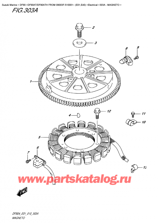 ,    , Suzuki DF90A TL / TX FROM 09003F-510001~ (E01), 