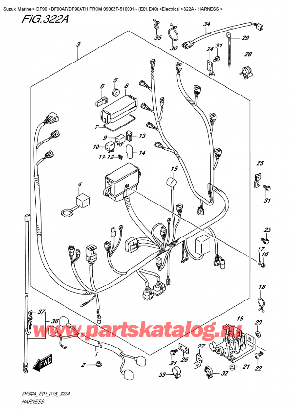  , , SUZUKI DF90A TL / TX FROM 09003F-510001~ (E01)  2015 ,  