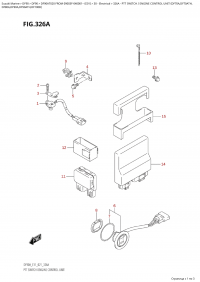326A  -  Ptt  Switch  /  Engine  Control  Unit  (Df70A,Df70Ath, (326A -   /    (Df70A, Df70Ath,)