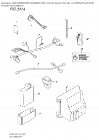 331A - Key Less  Start  (Df70A  E01)(Df80A  E01)(Df90A  E01)(Df100B  E01) (331A -  Less Start (Df70A E01) (Df80A E01) (Df90A E01) (Df100B E01))