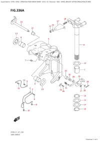 336A - Swivel Bracket (Df70A,Df80A,Df90A,Df100B) (336A -   (Df70A, Df80A, Df90A, Df100B))