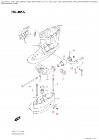 405A  -  Drive  Shaft  Housing  (Df70A,(Df70Ath,Df90Ath):E40,Df80A, (405A -    (Df70A, (Df70Ath, Df90Ath) : E40, Df80A,)