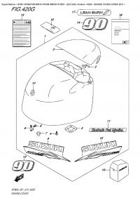 420G - Engine  Cover  (Df90A  E01) (420G -   () (Df90A E01))