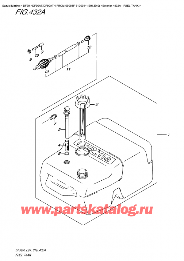   ,   , Suzuki DF90AT/DF90ATH FROM 09003F-610001~ (E01,E40)  ,  