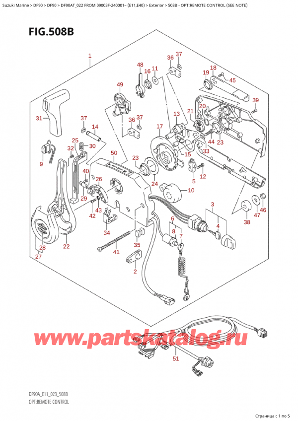  ,   , Suzuki Suzuki DF90A TL / TX FROM 09003F-240001~ (E11) - 2022  2022 , :   (See Note)