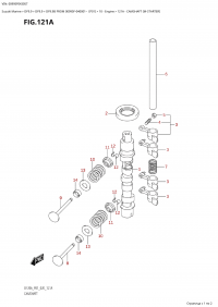 121A - Camshaft (M-Starter) (121A -   (   ))