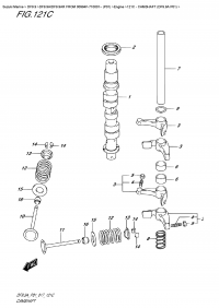 121C  -  Camshaft (Df9.9A P01) (121C -   (Df9.9A P01))