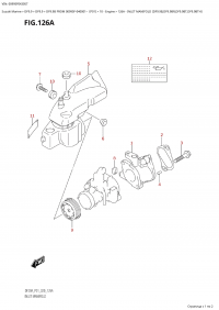 126A  -  Inlet  Manifold  (Df9.9B,Df9.9Br,Df9.9Bt,Df9.9Bth) (126A -   (Df9.9B, Df9.9Br, Df9.9Bt, Df9.9Bth))