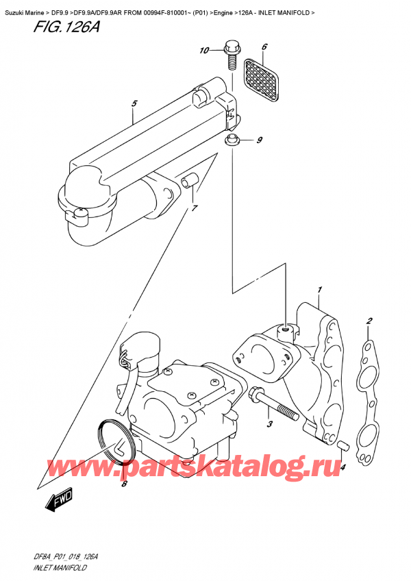   ,   , Suzuki DF9.9A S FROM 00994F-810001~ (P01),  