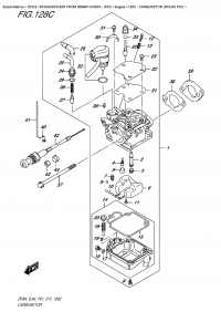128C  -  Carburetor (Df9.9A  P01) (128C -  (Df9.9A P01))