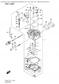 128C  -  Carburetor (Df9.9A  P01) (128C -  (Df9.9A P01))