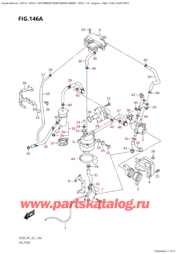  ,  ,  Suzuki DF9.9B RS / RL FROM 00995F-040001~  (P01 020),   (P01)