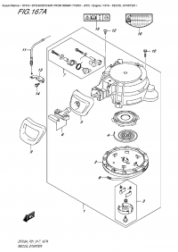 167A  -  Recoil Starter (167A -  )