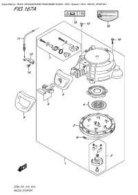 167A  -  Recoil Starter (167A -  )