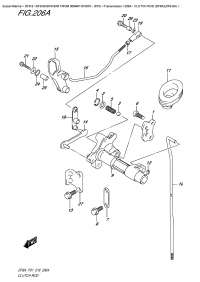 206A - Clutch Rod  (Df8A)(Df9.9A) (206A -   (Df8A) (Df9.9A))