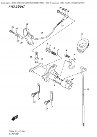 206C - Clutch Rod  (Df9.9A  P01) (206C -   (Df9.9A P01))