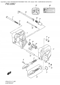 335C  -  Clamp Bracket  (Df9.9A  P01) (335C -   (Df9.9A P01))