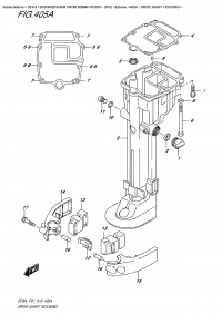 405A  -  Drive Shaft Housing (405A -   )