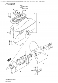 407A - Gear  Case (407A -   )