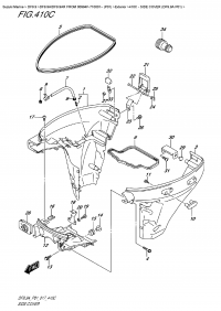 410C  -  Side Cover  (Df9.9A  P01) (410C -   (Df9.9A P01))