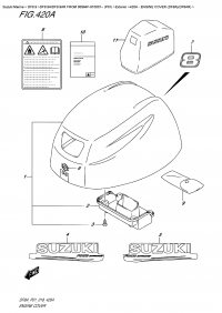 420A  -  Engine Cover  (Df8A)(Df8Ar) (420A -   () (Df8A) (Df8Ar))