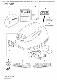 420B  -  Engine  Cover  (Df9.9Br  P01) (420B -   () (Df9.9Br P01))