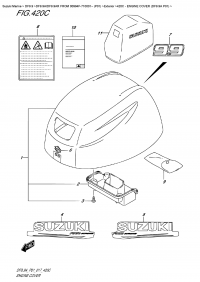420C  -  Engine Cover  (Df9.9A  P01) (420C -   () (Df9.9A P01))