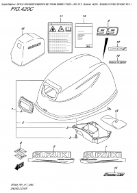 420C  -  Engine  Cover  (Df9.9Bt  P01) (420C -   () (Df9.9Bt P01))