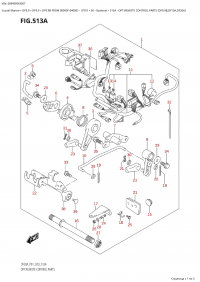 513A  -  Opt:remote  Control  Parts  (Df9.9B,Df15A,Df20A) (513A - :     (Df9.9B, Df15A, Df20A))