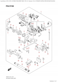 513A - Opt:remote  Control Parts (Df9.9B,Df15A,Df20A) (513A - :     (Df9.9B, Df15A, Df20A))