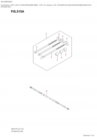 515A  -  Opt:remocon  Cable  (Df9.9B,Df9.9Br,Df9.9Bt,Df15A, (515A - :    (Df9.9B, Df9.9Br, Df9.9Bt, Df15A,)