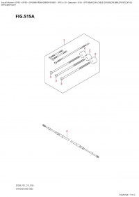 515A  -  Opt:remocon  Cable  (Df9.9B,Df9.9Br,Df9.9Bt,Df15A, (515A - :    (Df9.9B, Df9.9Br, Df9.9Bt, Df15A,)