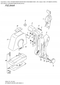 544A  -  Opt:remote  Control  Assy  Single  (1)  (Df9.9B)(Df9.9Br)(Df9.9Bt)(Df15A) (544A -    ,  (1) (Df9.9B) (Df9.9Br) (Df9.9Bt) (Df15A))