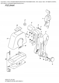 544A  -  Opt:remote  Control  Assy  Single  (1)  (Df9.9B)(Df9.9Br)(Df9.9Bt)(Df15A) (544A -    ,  (1) (Df9.9B) (Df9.9Br) (Df9.9Bt) (Df15A))
