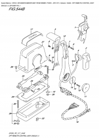 544B  -  Opt:remote  Control  Assy  Single  (1)  (Df9.9Br  P01) (544B -    ,  (1) (Df9.9Br P01))